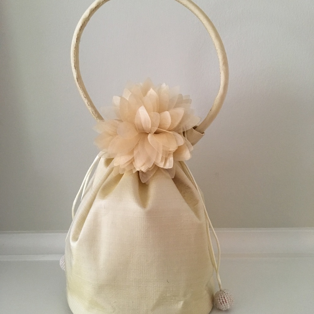 Silk handbag